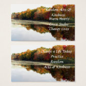 Réflexion Actes aléatoires de cartes de gentilless (Devant & derrière)