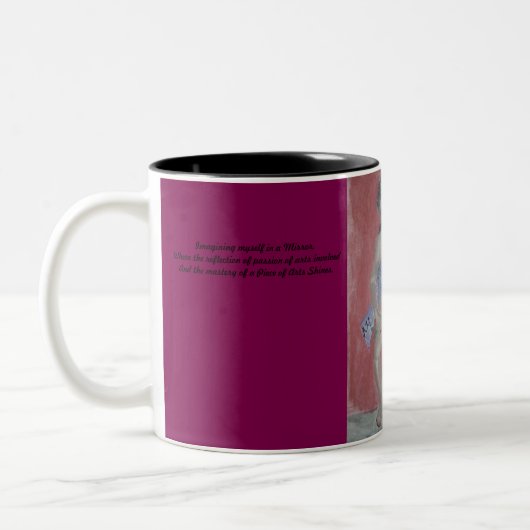 Réflexion de l'imagination Mug (Gauche)