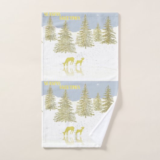 Réflexion des cerfs (Serviette à main)