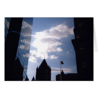 Réflexion du ciel urbain