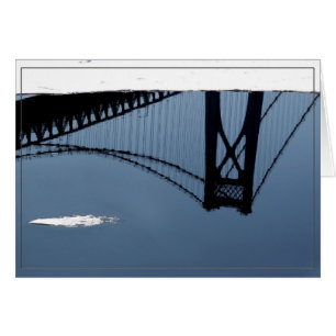 Réflexion du pont hiver