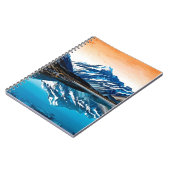 Réflexion d'une montagne | Journal carnet (Côté gauche)