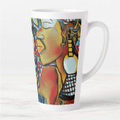 Réflexion latte Mug (Droite)