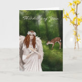 Réflexion moderne de votre carte de voeux avec Bea (Fleur jaune)