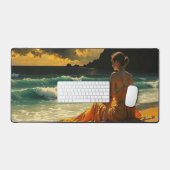 Réflexion nocturne côtière au bord de la mer   (Clavier et souris)