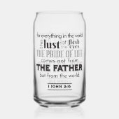 Réflexion spirituelle Art - 1 Jean 2:16 (Verso)