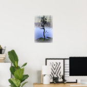 Réflexion zen - Poster de l'eau et de l'arbre (Bureau à domicile)