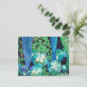 "Réflexions 1" carte postale de peinture à l'aquar (Debout devant)