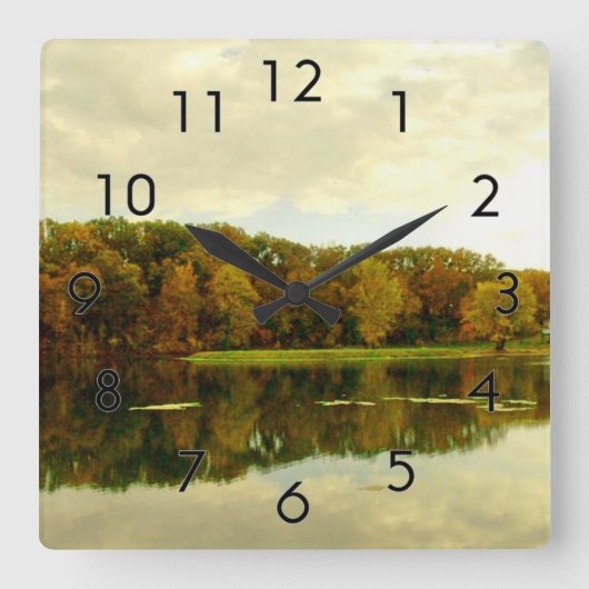 Réflexions 1 horloge murale (Recto)