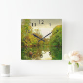 Réflexions 3 Horloge murale (Maison)