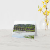 Réflexions 5 Carte de note (Fleur jaune)