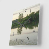 Réflexions 6 Horloge murale (Angle)