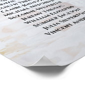 Réflexions blanches 8 Tableau Mariage (Coin)