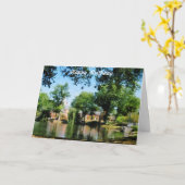 Réflexions - Carte d'anniversaire (Fleur jaune)