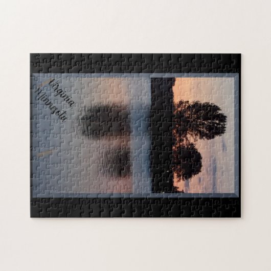 Réflexions Dans Minnesota Lake Jigsaw Puzzle (Horizontal)
