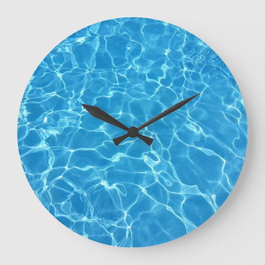 Réflexions de bulle d'eau Texture grande horloge (Recto)