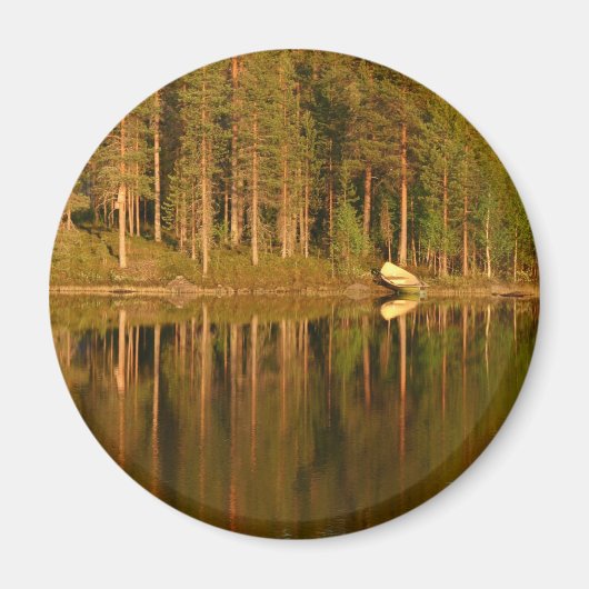 Réflexions de la nature aimant personnalisé (Devant)
