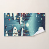 Réflexions de Yuletide sur le Sac fourre-tout Est (Serviette à main)