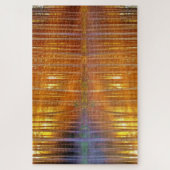 Réflexions du coucher du soleil Birch Woods Puzzle (Vertical)