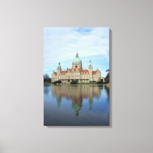 Réflexions en Hanovre, Allemagne Toile emboutie (Recto)