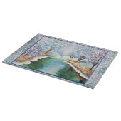 Réflexions hivernales de la planche à découper en  (Coin)