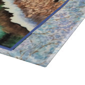 Réflexions hivernales de la planche à découper en  (Coin)