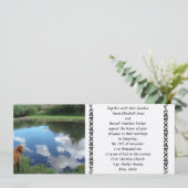 Réflexions Invitations de mariage (Debout devant)