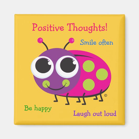 Réflexions positives - Magnet de charlatans (Devant)