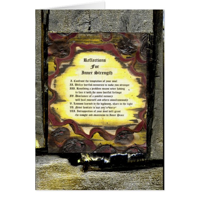 Réflexions Pour La Force Intérieure (Devant)