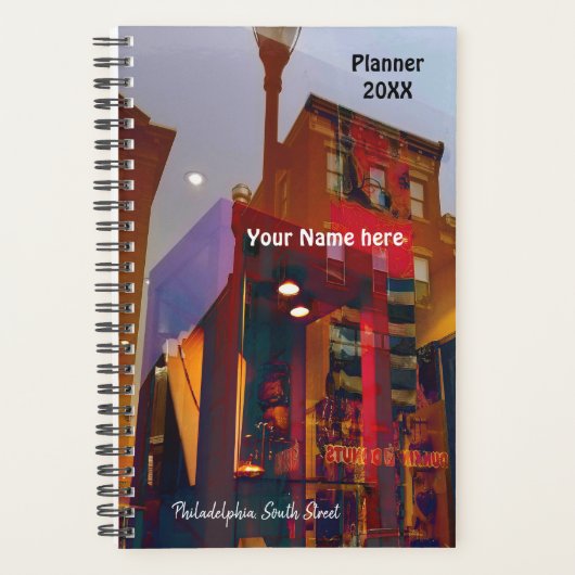 Réflexions rouges dans les rues de Philadelphie (Devant)