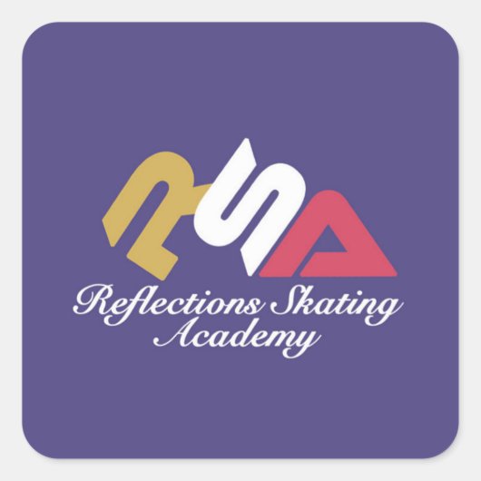 Réflexions Stickers Academy Patinage (Devant)