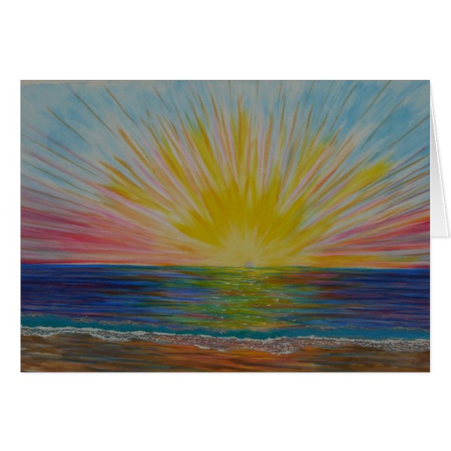 Réflexions sur le coucher du soleil (Devant horizontal)