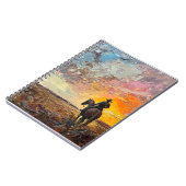 Réflexions sur le coucher du soleil Carnet Cowboy (Côté gauche)