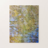 Réflexions sur les arbres du lac difficiles Puzzle (Vertical)