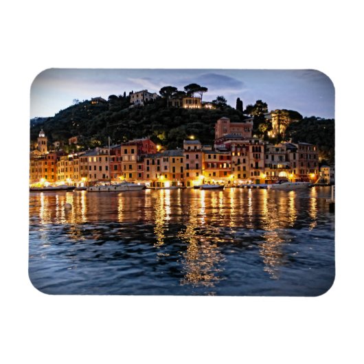 Réflexions sur Portofino, Italia - Italie Magnet (Horizontal)