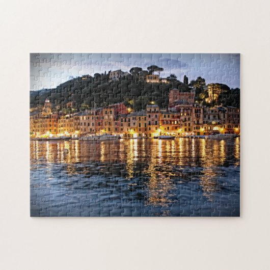 Réflexions sur Portofino, puzzle de l'Italie (Horizontal)