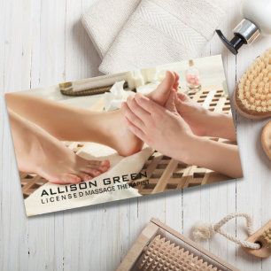 Reflexologie Acupressuur Voet Massage therapeut Visitekaartje