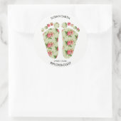 réflexologie entreprise logo autocollant pieds chi (Sac)