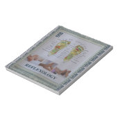 REFLEXOLOGIE Poster Notitieblok (Gedraaid)