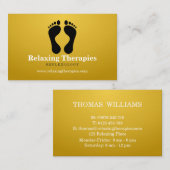 Reflexologie Visitekaartje (Voorkant / Achterkant)