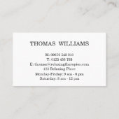 Reflexologie Visitekaartje (Achterkant)