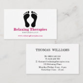 Reflexologie Visitekaartje (Voorkant / Achterkant)