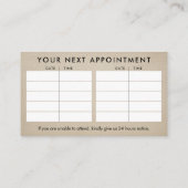 Reflexologie - Zwart-wit Ying Yang symbool Visitekaartje (Achterkant)