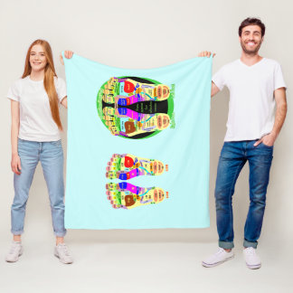 reflexologische voetkaart fleece deken