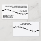 Reflexologist Reflexologist Visitekaartjes (Voorkant / Achterkant)