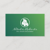 Reflexology Foot Massage Therapy Green Healing Spa Visitekaartje (Voorkant)