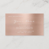 Reflexology Massage Therapist Glitter Appointment Afsprakenkaartje (Achterkant)