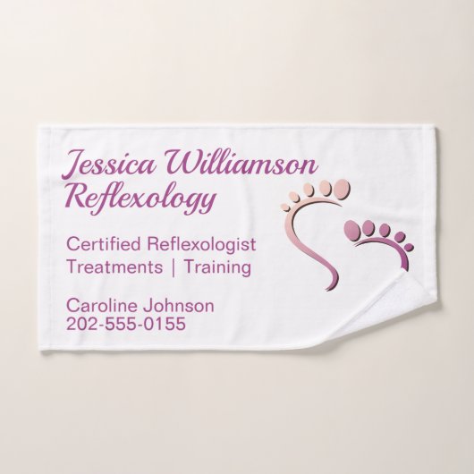 Reflexology Podiatrist Foot Care Handdoek (Handdoek)