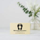 Reflexology Visitekaartje (Staand voorkant)