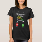 Reflexoloog Reflexologie noemt coole reflexo T-shirt (Voorkant)